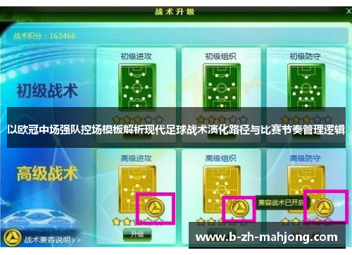 以欧冠中场强队控场模板解析现代足球战术演化路径与比赛节奏管理逻辑 以欧冠中场强队控场模板解析现代足球战术演化路径与比赛节奏管理逻辑